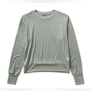 Vuori Women’s Daydream Crew Eucalyptus Heather Size XL